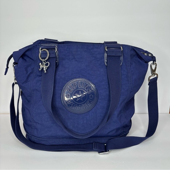 Kipling Shopper Combo Tote Bag Cobalt Blue Style TM5500 Gym Bag Travel - Picture 4 of 12